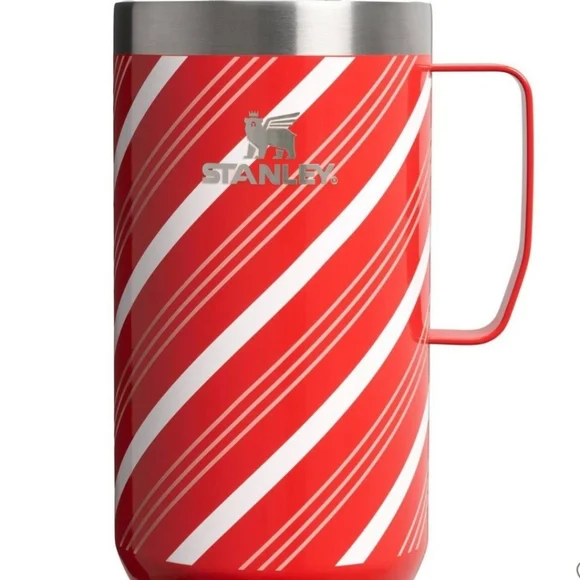 NWT! Stanley 24oz Everyday Mug - Candy Cane Twist - Picture 1 of 1